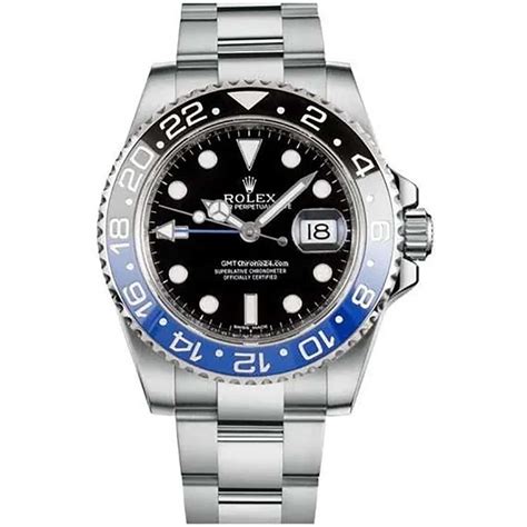 rolex oyster black and blue